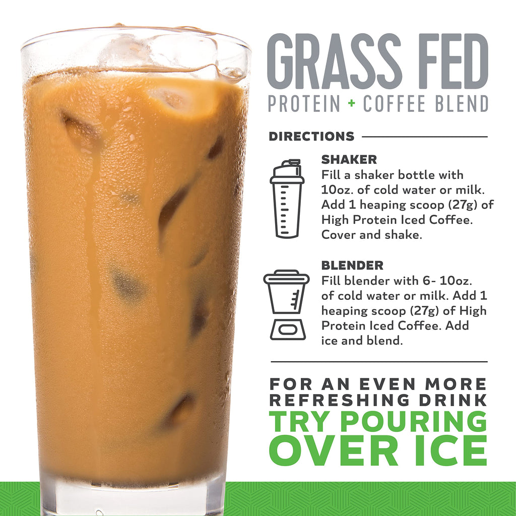 High Protein Iced Coffee Whey Chocolate - 18 Servings - image 4