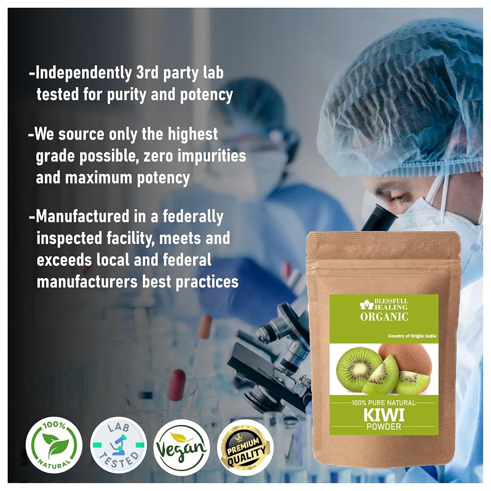 Blessfull Healing Organic Kiwi Powder 100% Pure Natural 200 Gram /