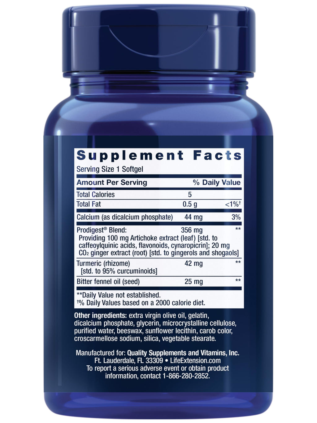 Life Extension Bloat Relief - 60 Softgels - image 2