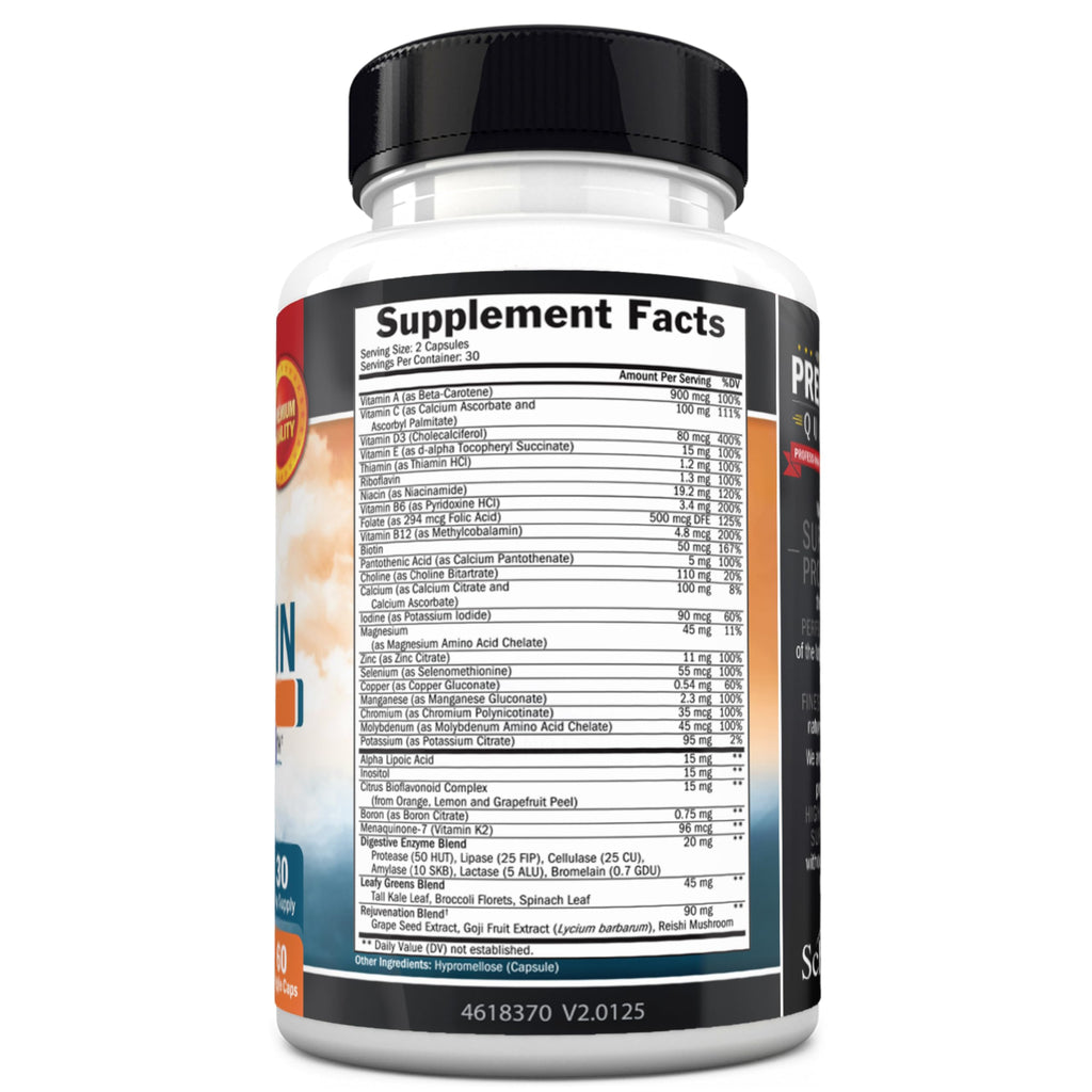 BioSchwartz Mens Multivitamin with Vitamin C A B D3 E Zinc for Immune