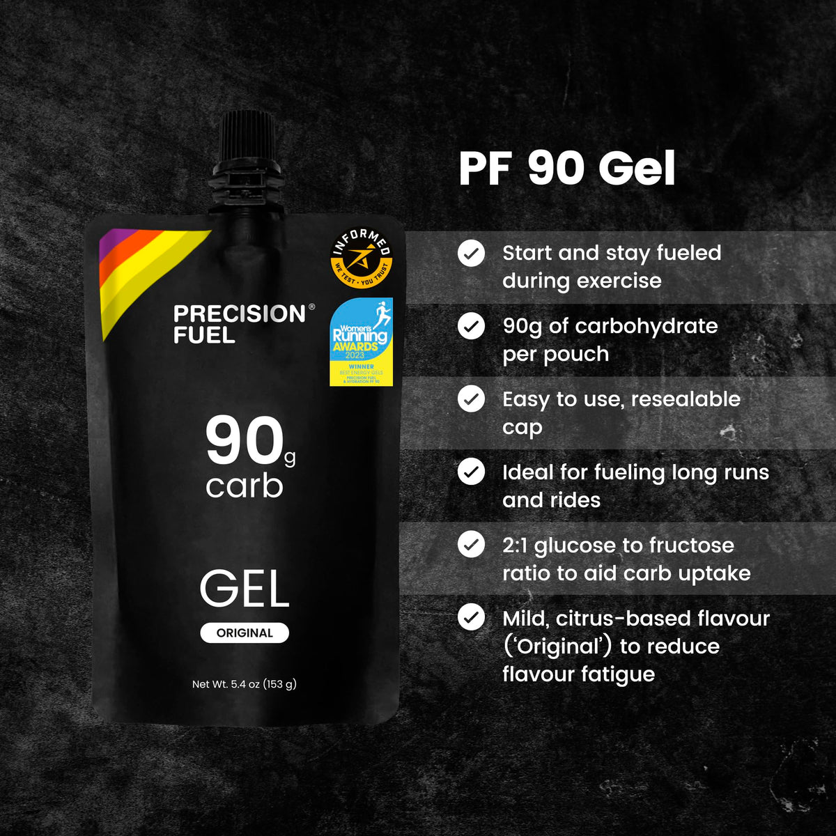 Precision Hydration PF90 Energy Gels for Running - Pack of 10 - image 2