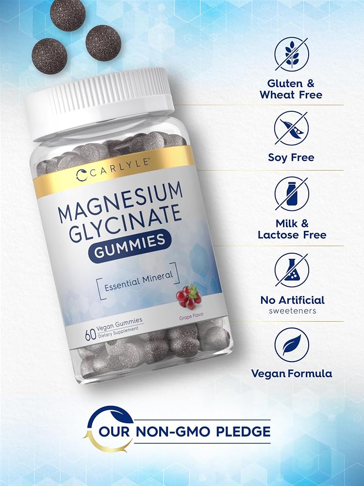 Carlyle Magnesium Glycinate Gummies - 60 Count - image 5