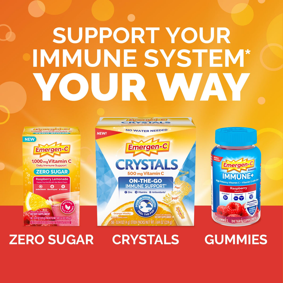 Emergen-C Elderberry Vitamin C Gummies Immune Support - 36 Gummies - image 5