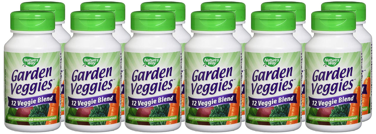 Nature's Way Garden Veggies 12 Veggie Blend - 60 Vegetarian Capsules - image 5