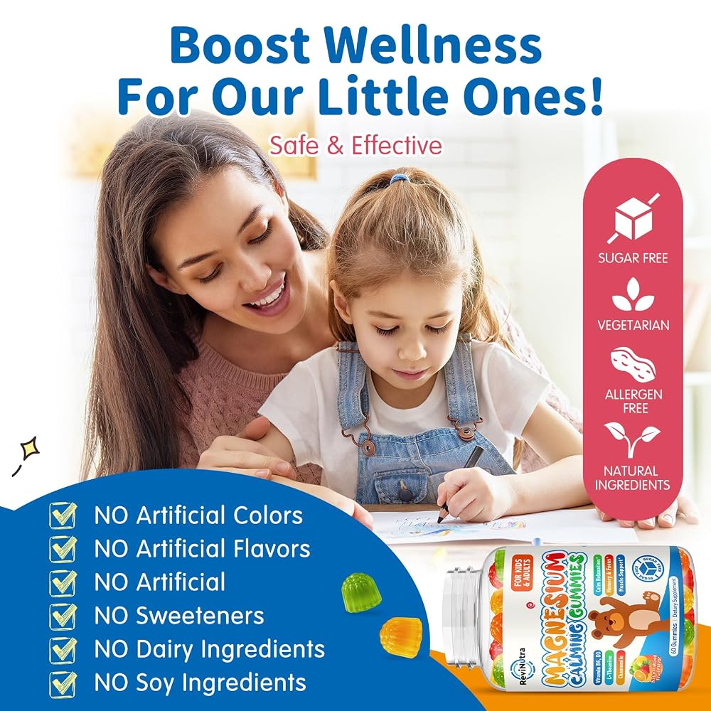 ReviNutra Magnesium Glycinate Gummies for Sleep - 60 Gummies - image 5