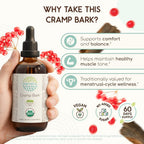 HerbEra Cramp Bark USDA Organic Tincture