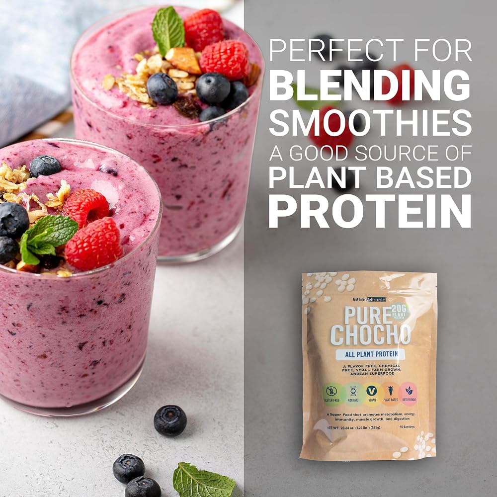 BioMiracle Hydrolyzed Pure Chocho All Plant Protein - 15 Servings - image 5