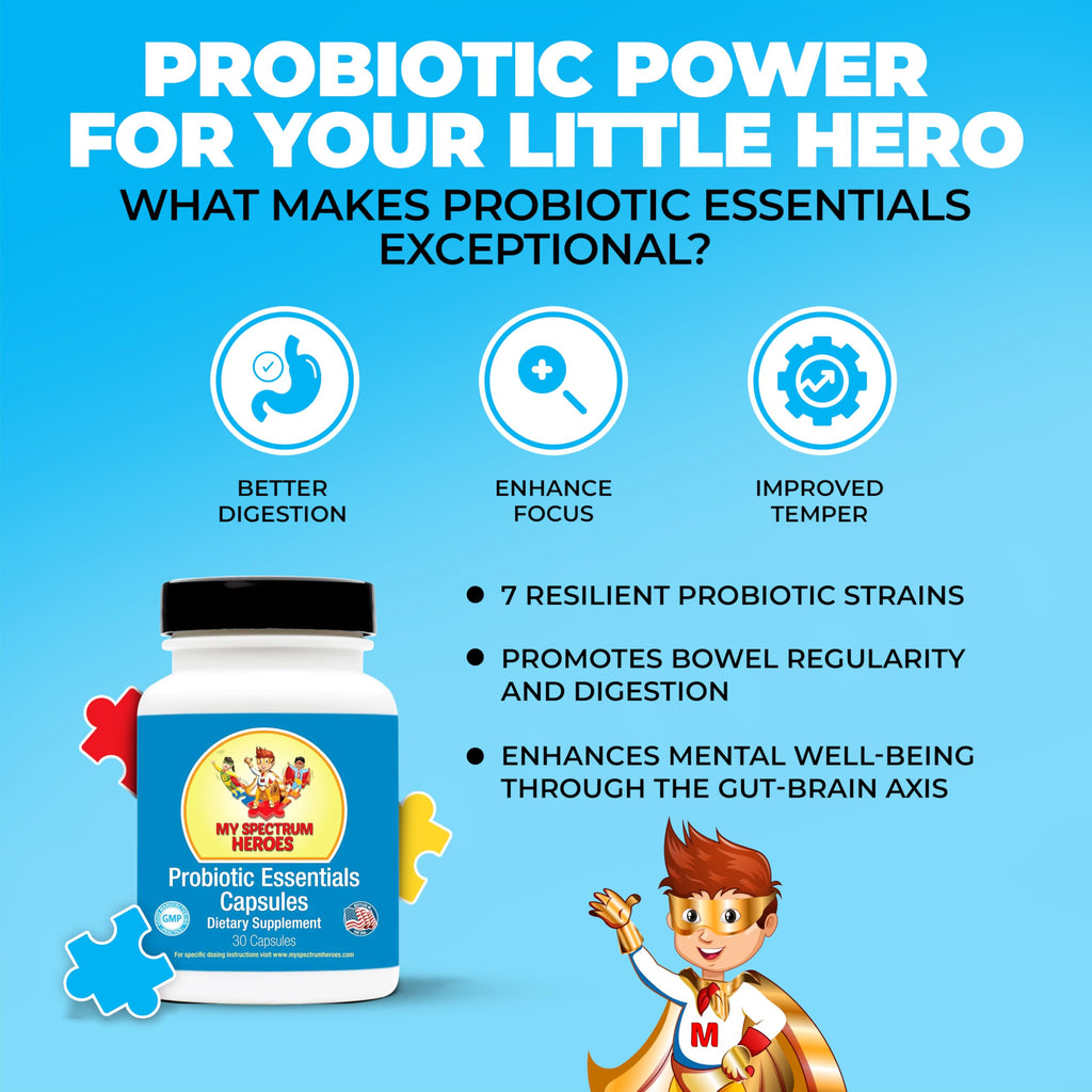 My Spectrum Heroes Probiotic Capsules for Digestive Health - 30 Count - image 3