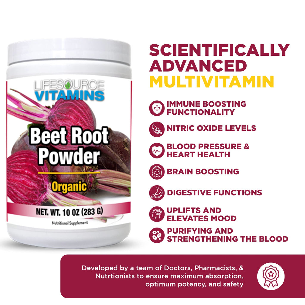LifeSource Vitamins Beet Root Powder Organic - 57 Servings - image 2