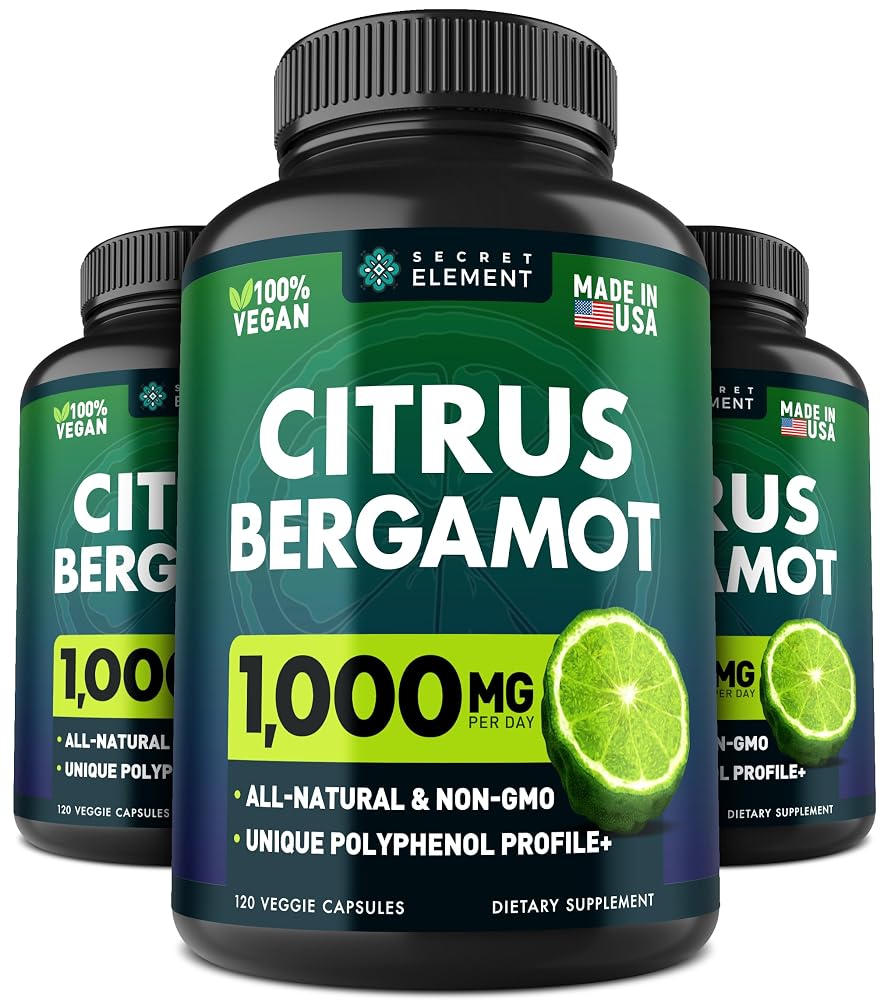 Secret Element Citrus Bergamot 1000MG Gummies&Capsules for Women