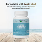 Natural Wellness Super Omega-3 Fish Oil 600mg EPA 400mg DHA - 60 Softgels - image 4