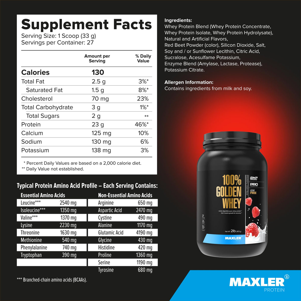 Maxler 100% Golden Whey