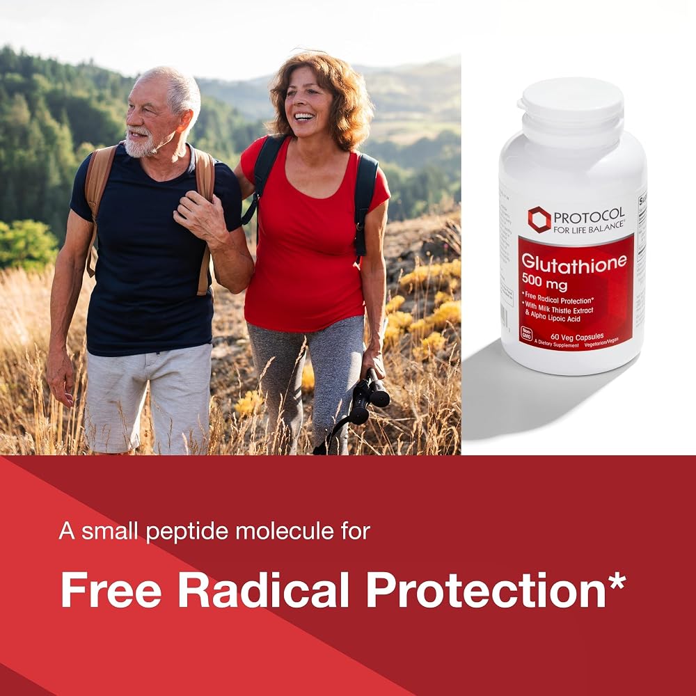 PROTOCOL FOR LIFE BALANCE Glutathione 500mg - 60 Vegetarian Capsules - image 3