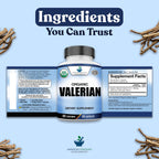 American Standard Supplements Organic Valerian - 90 Capsules - image 7