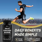 NuroJit Shilajit Ashwagandha Mushroom Capsules - 60 Capsules - image 3
