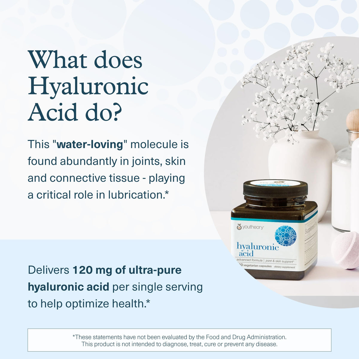 Youtheory Hyaluronic Acid Plus - 60 Vegetarian Capsules - image 5