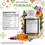 Clean Nutraceuticals Turmeric Moringa Supplement - 120 Capsules - image 5