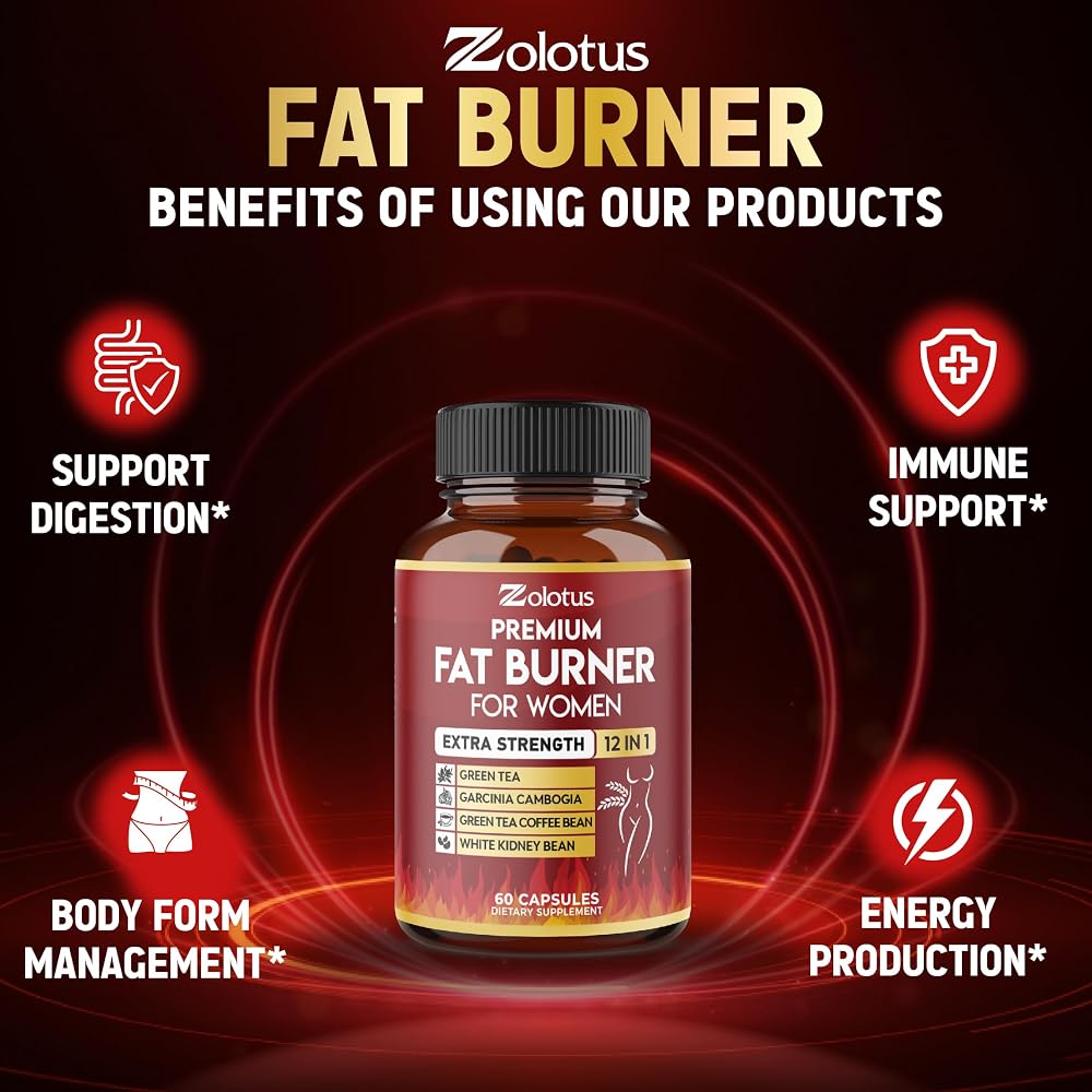 Zolotus Weight Loss Pills for Women Metabolism Booster - 120 Capsules - image 5