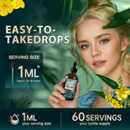 JSDKFJSA Mullein Leaf Extract Drops for Lungs - 4 fl oz - image 5