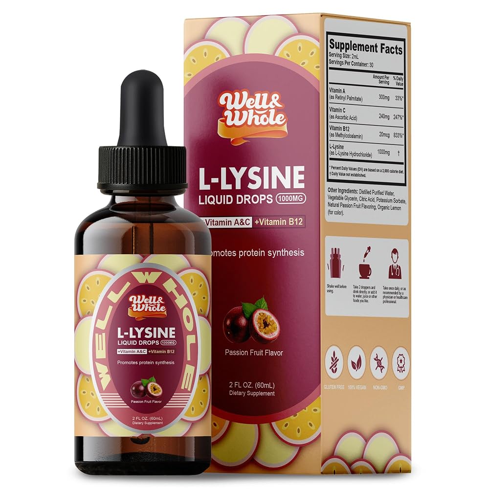 Well&Whole L-Lysine Supplement Liquid Drops