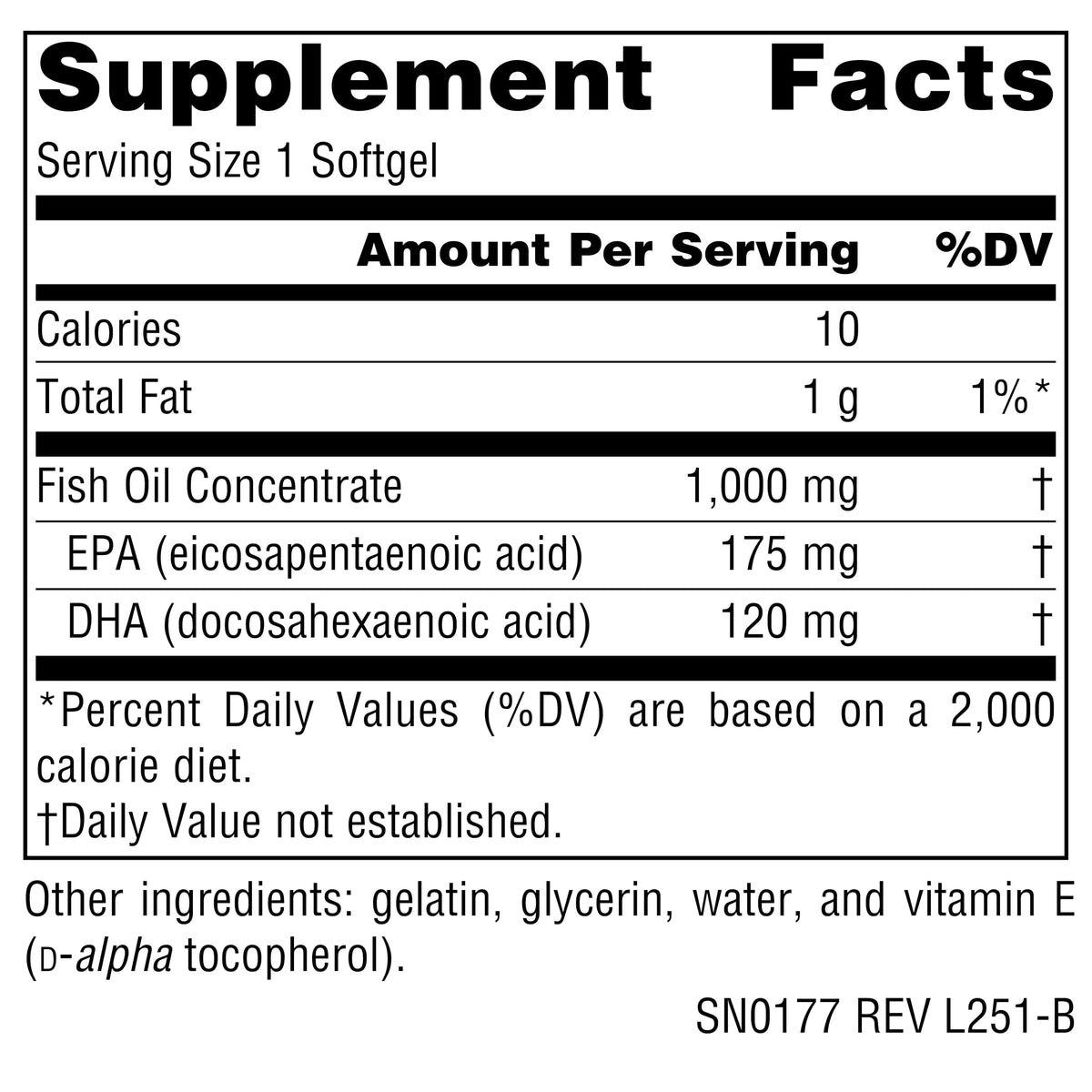 Source Naturals OmegaEPA Fish Oil 1000 mg - 200 Softgels - image 2