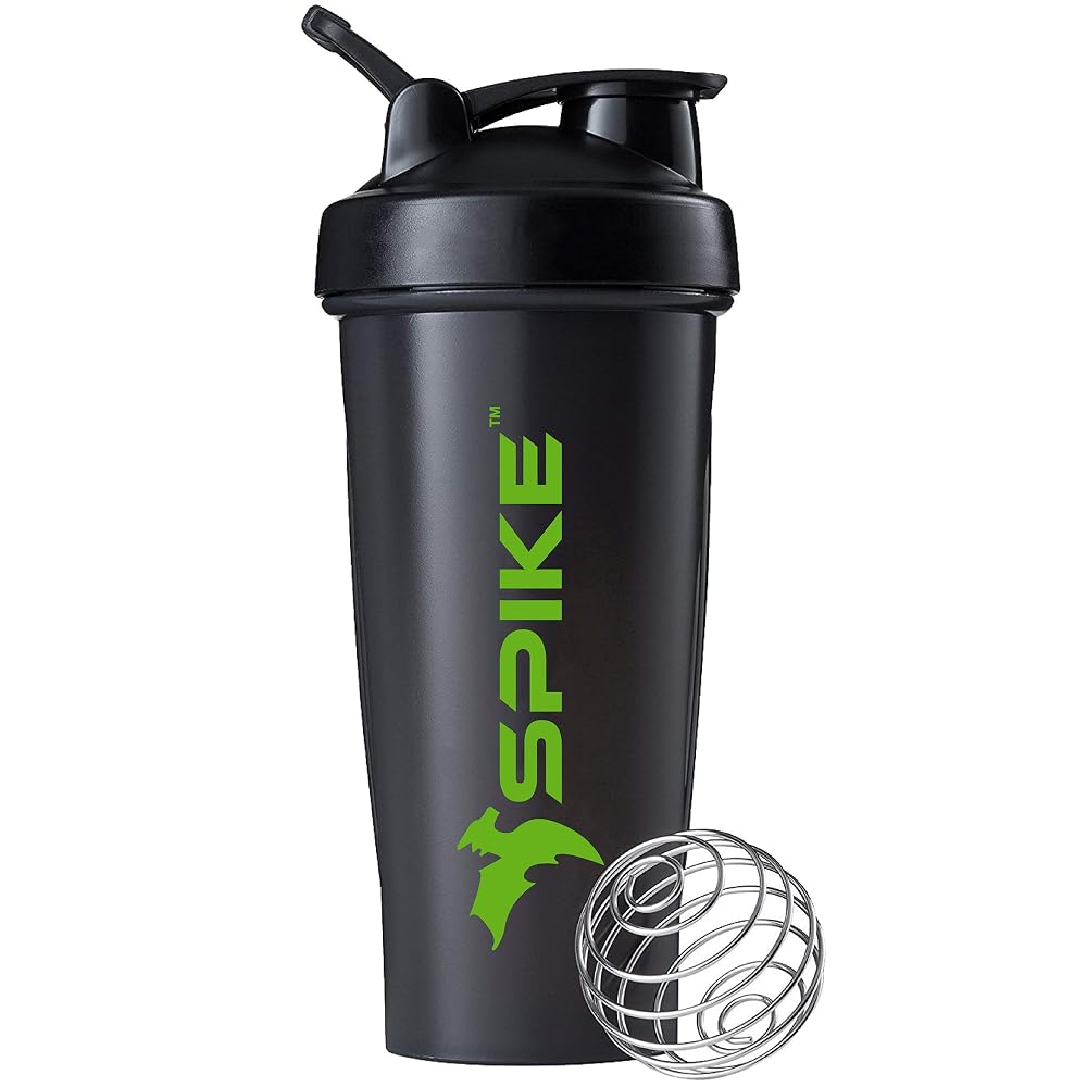SPIKE Protein Shaker Bottle 700ml - Black