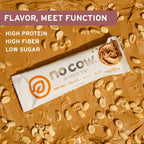 No Cow Chunky Peanut Butter Vegan Protein Bars - 12 Pack - image 4