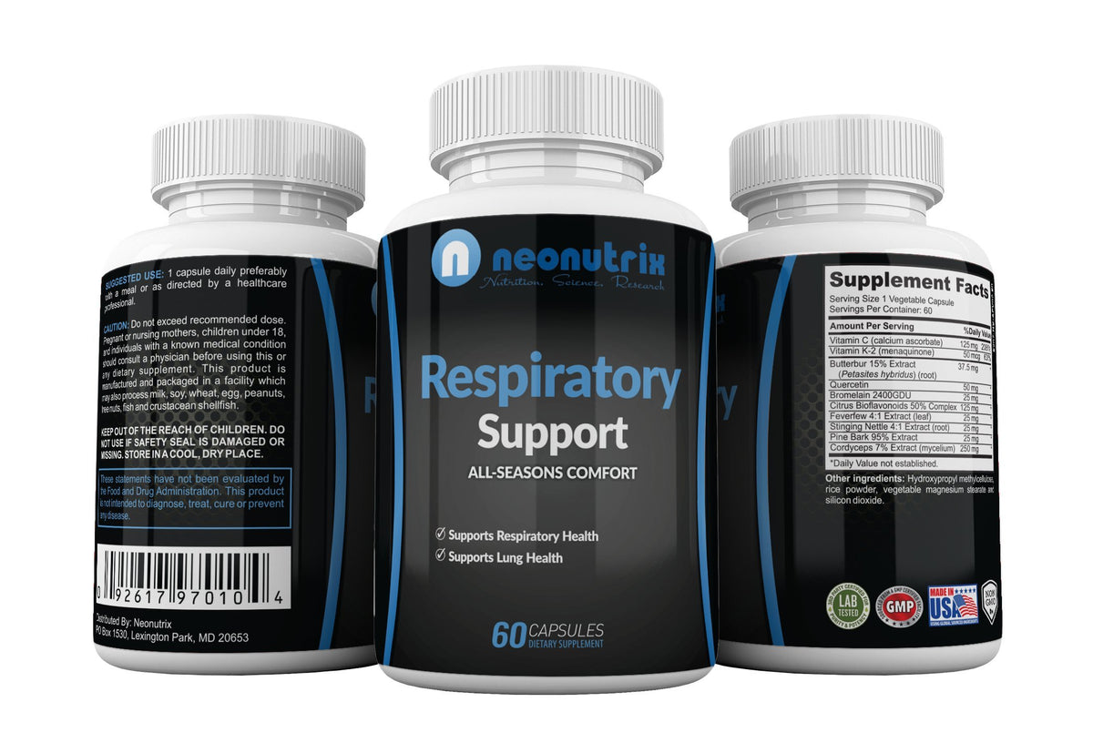 Neonutrix Lung Detox Cleanse Supplement Respiratory Support - 60 Capsules - image 3