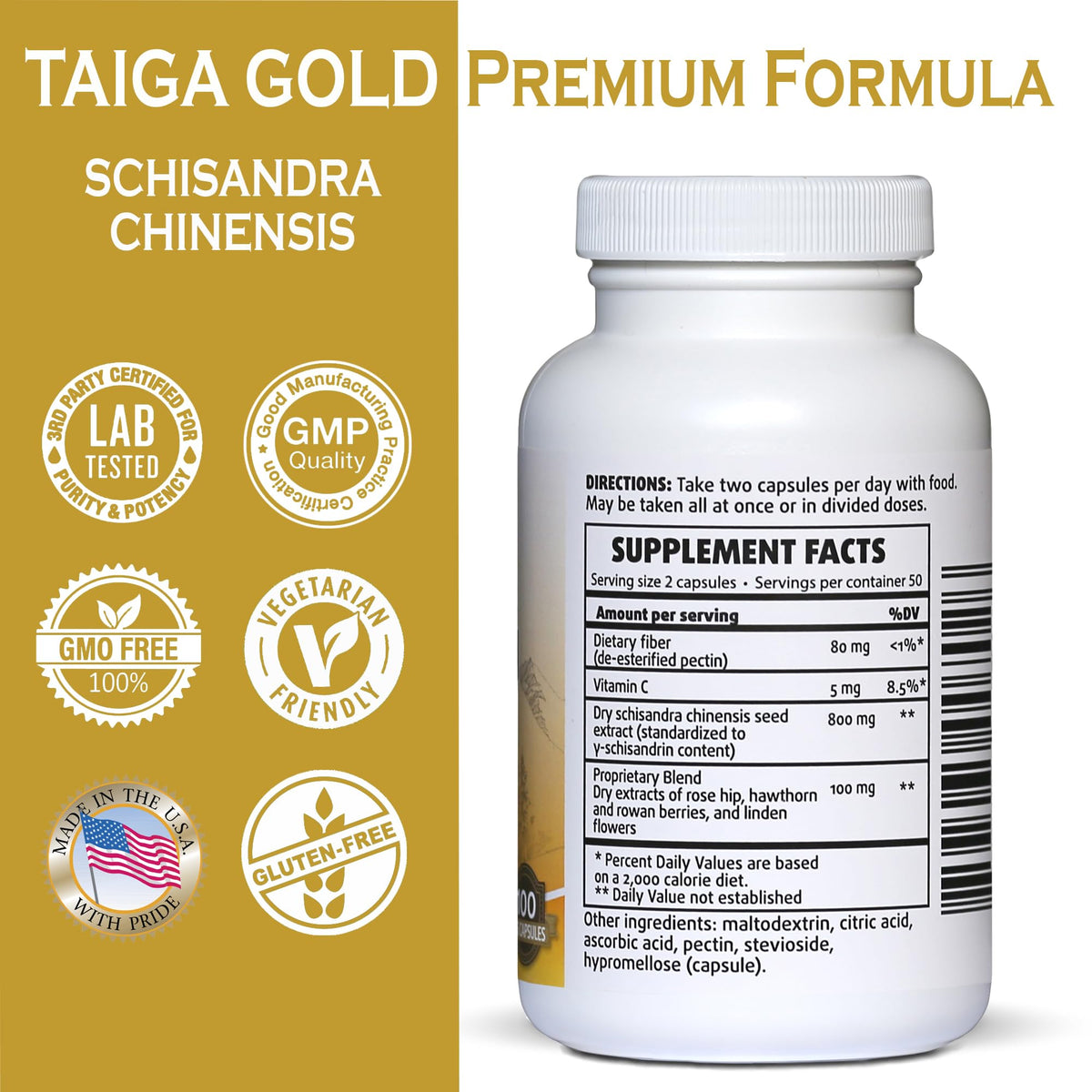 TAIGASEA Schisandra Chinese Herbal Extract for Mental Focus - image 2
