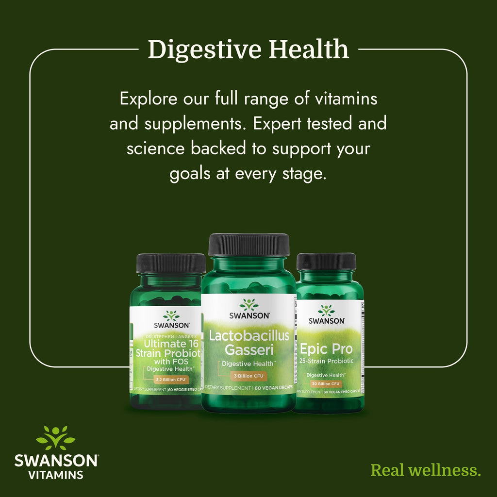 Swanson Lactobacillus Gasseri Probiotic for Adults - 120 Capsules - image 6
