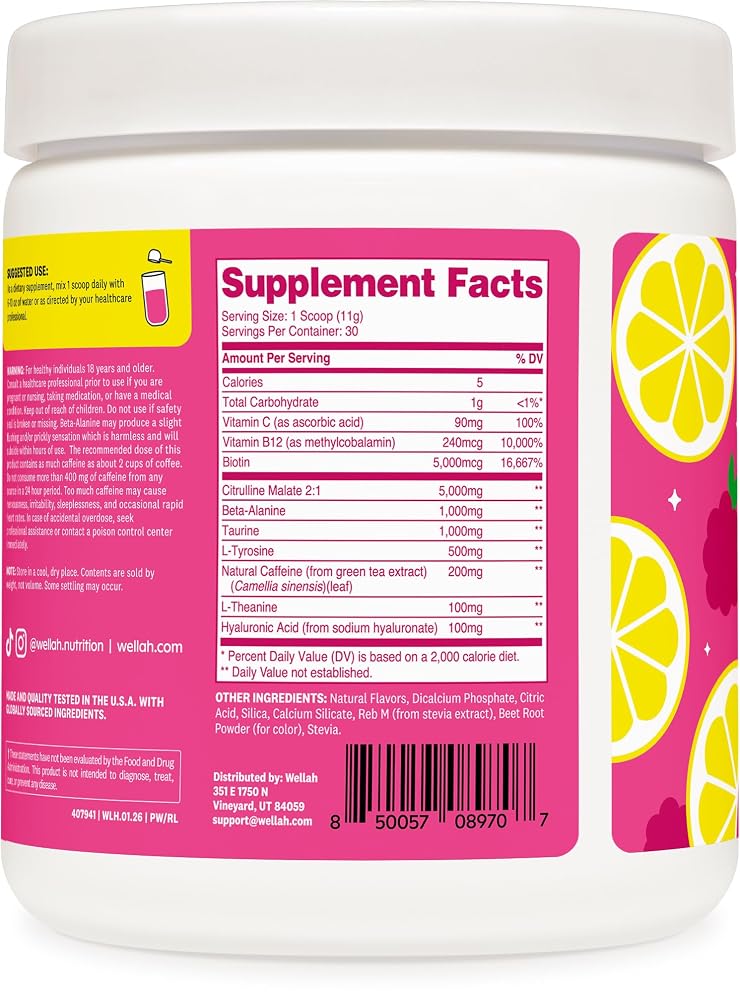 Wellah Get-Going Pre-Workout 30 Servings