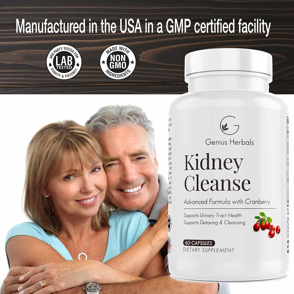 GENIUS HERBALS Kidney Cleanse Advanced Formula - 60 Capsules - image 5