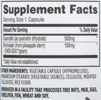 Whole Foods Market Quercetin with Bromelain - 100 Capsules - image 3