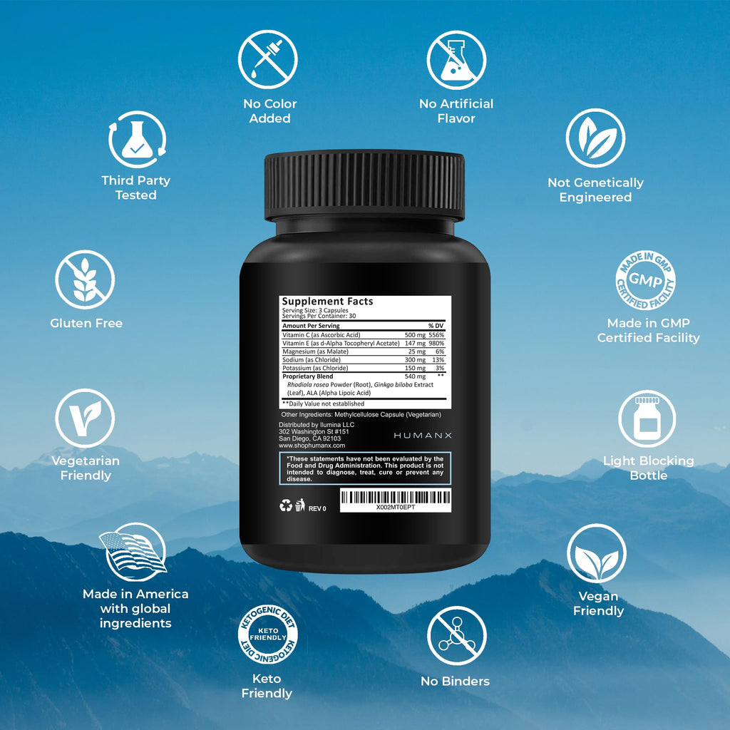 HUMANX Altitude Assist - Altitude Sickness Prevention - Relief for Mountain - image 2