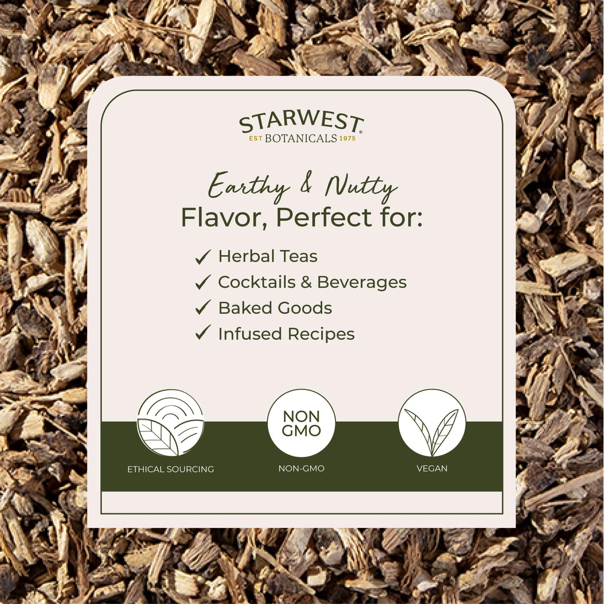 Starwest Botanicals Kava Kava Root Wildcrafted - 1 lb - image 3