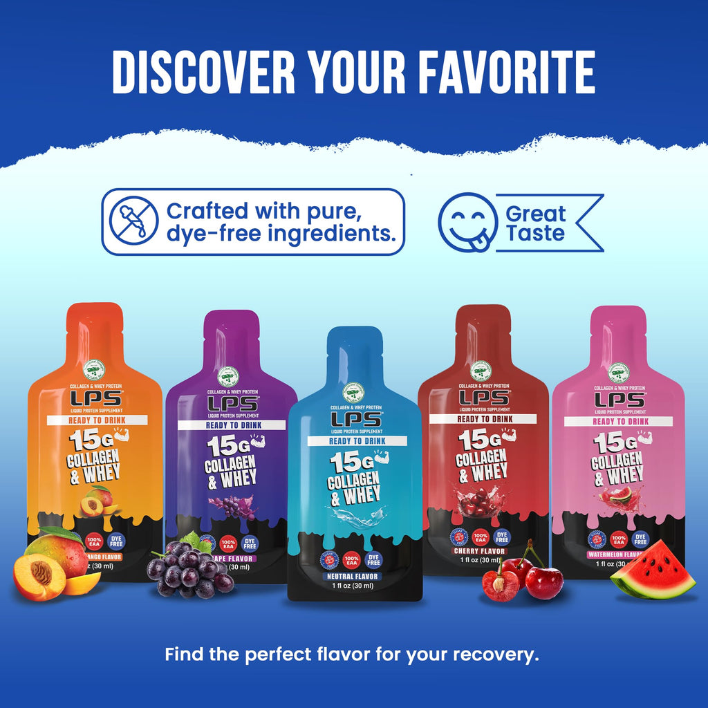 Nutritional Designs LPS Liquid Collagen & Whey Protein Supplement