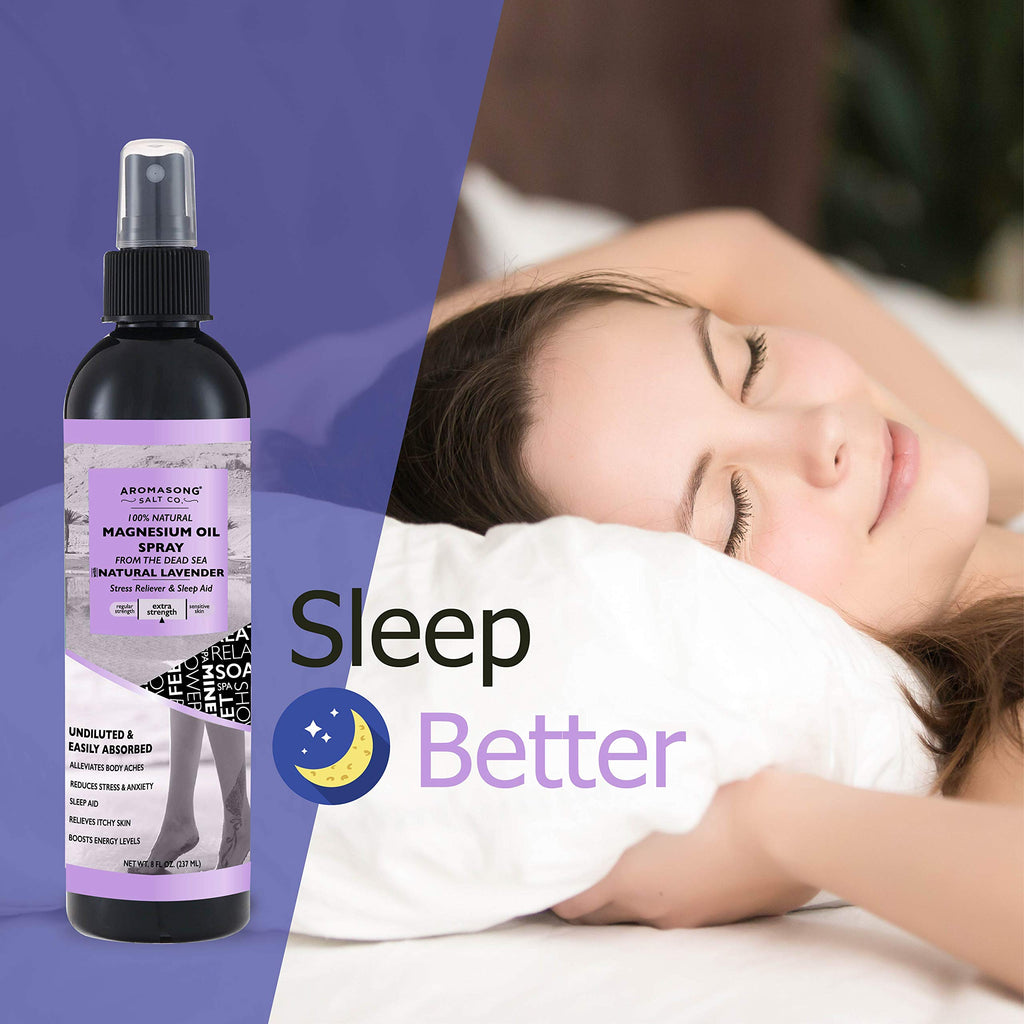Aromasong Extra Strength Magnesium Spray with Lavender - 8 Fl Oz - image 4