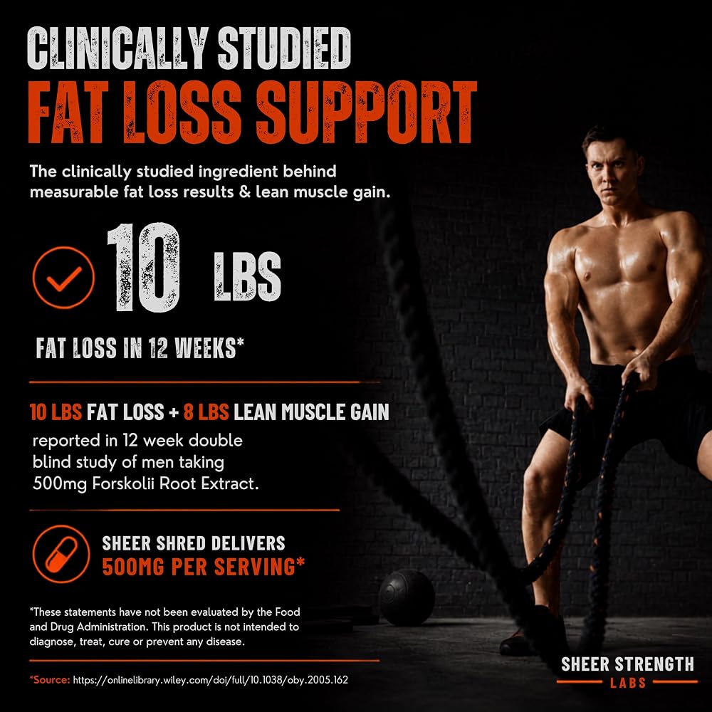 Sheer Strength Labs Fat Burner Thermogenic - 90 Capsules - image 3