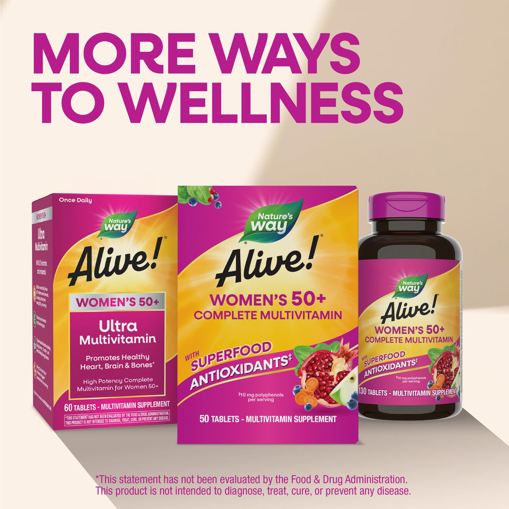 Nature's Way Alive! Women's 50+ Complete Multivitamin