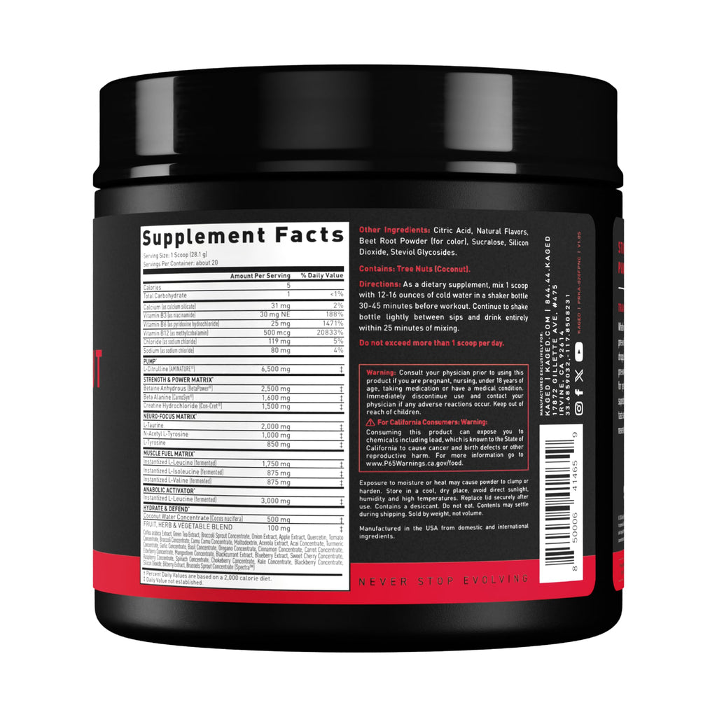 Kaged Original Pre Workout Powder