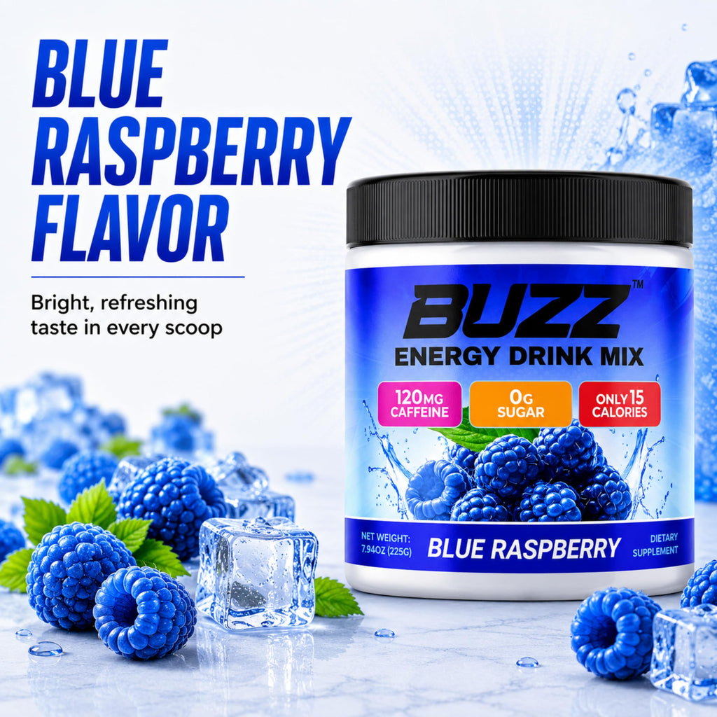 Morning Buzz Energy Drink Powder - Energy Boost Drink Mix