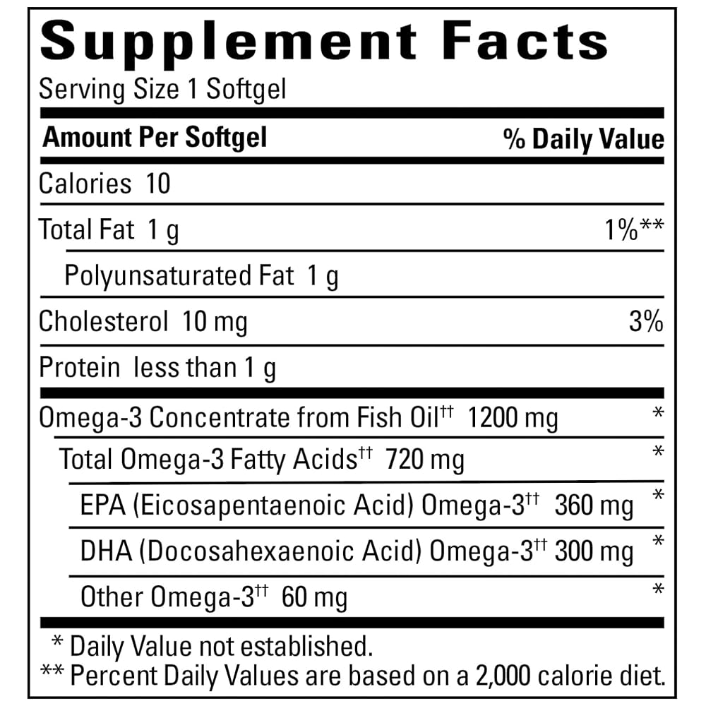 Nature Made Burp-Less Fish Oil 1200 mg One Per Day - 120 Softgels - image 2