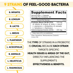 Lifted Naturals Mood Boosting Probiotic 30 Billion CFU - 60 Capsules - image 3