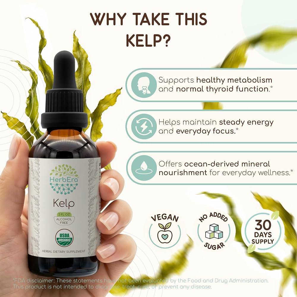 HerbEra Kelp USDA Organic Tincture