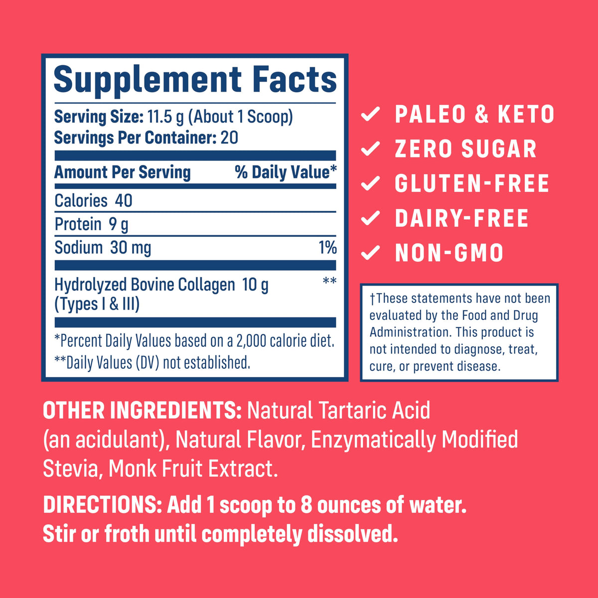 NativePath Collagen Peptides, 20 Servings