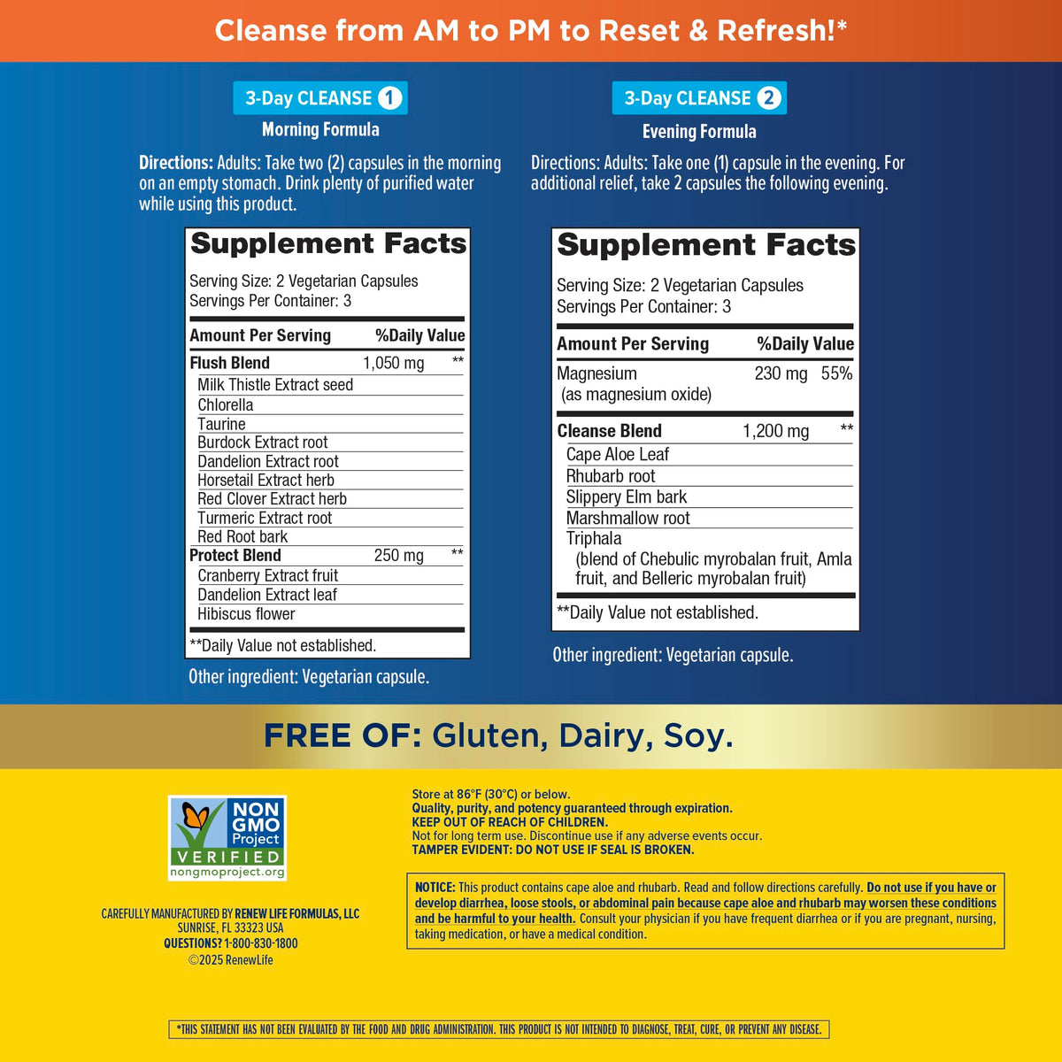 Renew Life 3-Day Cleanse Total Body Reset - 12 Capsules - image 2