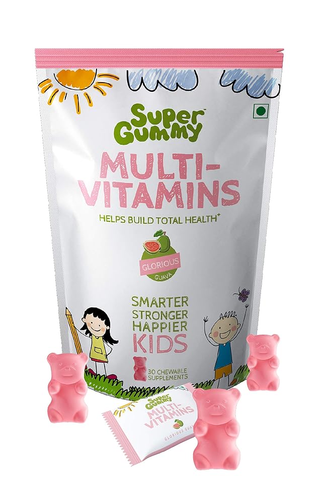 Super Gummy Multi-Vitamins Gummies for Kids - 60 Count