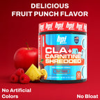 BPI Sports CLA + Carnitine Shredded Supports Lean Muscle & Promotes