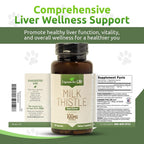 Lignans For Life Milk Thistle Seed Extract Liver Health - 60 Vegetarian Capsules - image 6