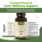 Lignans For Life Milk Thistle Seed Extract Liver Health - 60 Vegetarian Capsules - image 6